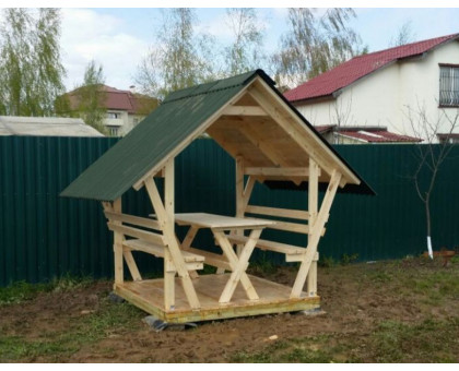 Беседка для дачи "Залавочка" в Рузский городской округ мини